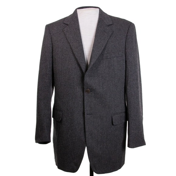 Brooks Brothers Other - Brooks Brothers Mens 39R Gray Wool Sport‎ Coat 2 Button